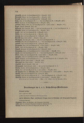 Kaiserlich-königliches Armee-Verordnungsblatt: Personal-Angelegenheiten 19011231 Seite: 36