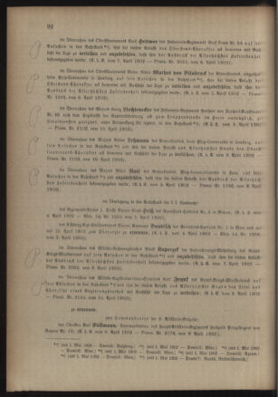 Kaiserlich-königliches Armee-Verordnungsblatt: Personal-Angelegenheiten 19020412 Seite: 2