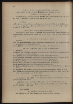 Kaiserlich-königliches Armee-Verordnungsblatt: Personal-Angelegenheiten 19020422 Seite: 6