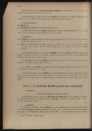 Kaiserlich-königliches Armee-Verordnungsblatt: Personal-Angelegenheiten 19020424 Seite: 4