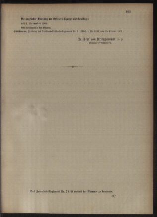 Kaiserlich-königliches Armee-Verordnungsblatt: Personal-Angelegenheiten 19021029 Seite: 19