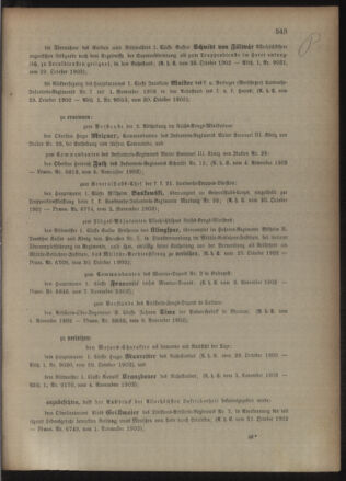 Kaiserlich-königliches Armee-Verordnungsblatt: Personal-Angelegenheiten 19021108 Seite: 3