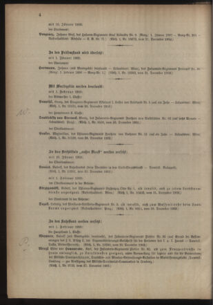 Kaiserlich-königliches Armee-Verordnungsblatt: Personal-Angelegenheiten 19030105 Seite: 4