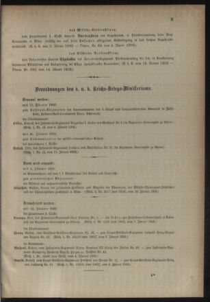 Kaiserlich-königliches Armee-Verordnungsblatt: Personal-Angelegenheiten 19030115 Seite: 3