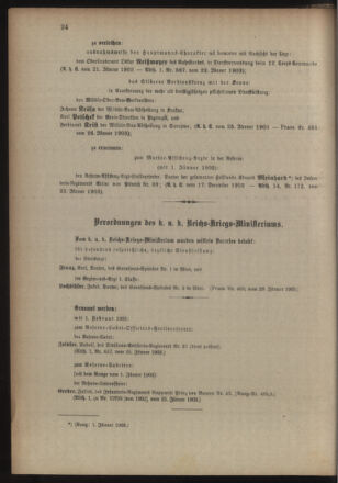 Kaiserlich-königliches Armee-Verordnungsblatt: Personal-Angelegenheiten 19030129 Seite: 2