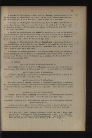 Kaiserlich-königliches Armee-Verordnungsblatt: Personal-Angelegenheiten 19030409 Seite: 3