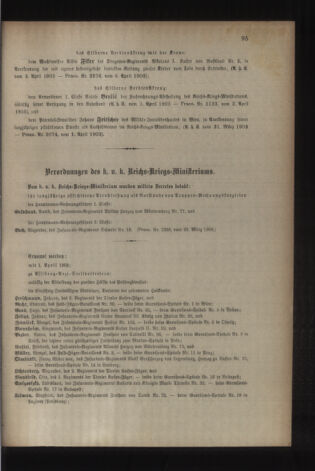 Kaiserlich-königliches Armee-Verordnungsblatt: Personal-Angelegenheiten 19030409 Seite: 5