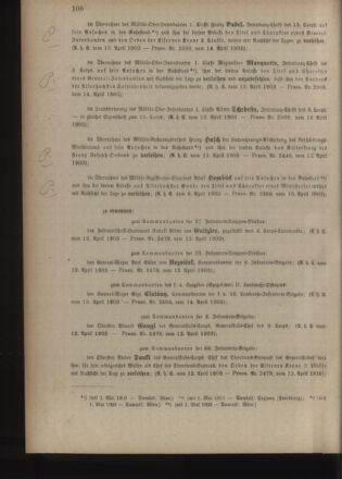 Kaiserlich-königliches Armee-Verordnungsblatt: Personal-Angelegenheiten 19030418 Seite: 6