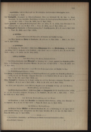 Kaiserlich-königliches Armee-Verordnungsblatt: Personal-Angelegenheiten 19030418 Seite: 9