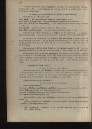 Kaiserlich-königliches Armee-Verordnungsblatt: Personal-Angelegenheiten 19030422 Seite: 2