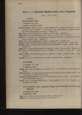 Kaiserlich-königliches Armee-Verordnungsblatt: Personal-Angelegenheiten 19030430 Seite: 28