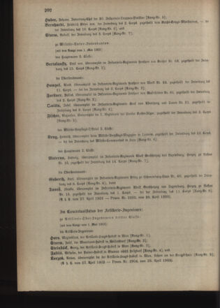 Kaiserlich-königliches Armee-Verordnungsblatt: Personal-Angelegenheiten 19030430 Seite: 58