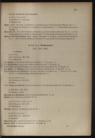 Kaiserlich-königliches Armee-Verordnungsblatt: Personal-Angelegenheiten 19030517 Seite: 17