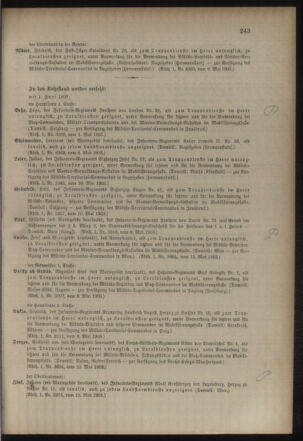 Kaiserlich-königliches Armee-Verordnungsblatt: Personal-Angelegenheiten 19030517 Seite: 23