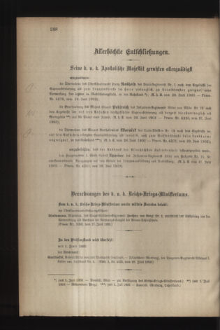 Kaiserlich-königliches Armee-Verordnungsblatt: Personal-Angelegenheiten 19030630 Seite: 2