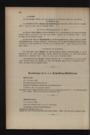 Kaiserlich-königliches Armee-Verordnungsblatt: Personal-Angelegenheiten 19030919 Seite: 2