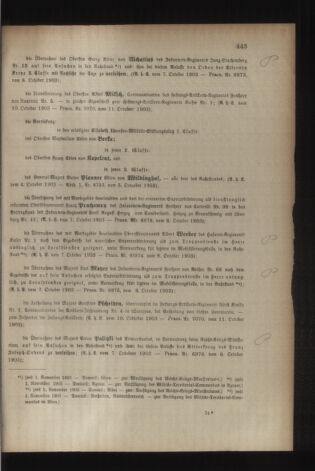 Kaiserlich-königliches Armee-Verordnungsblatt: Personal-Angelegenheiten 19031013 Seite: 11