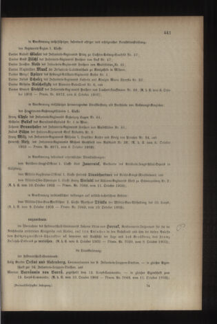 Kaiserlich-königliches Armee-Verordnungsblatt: Personal-Angelegenheiten 19031013 Seite: 9