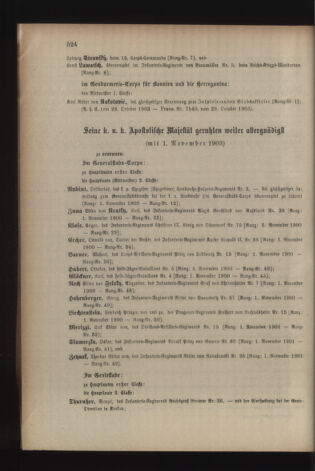 Kaiserlich-königliches Armee-Verordnungsblatt: Personal-Angelegenheiten 19031031 Seite: 38