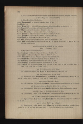 Kaiserlich-königliches Armee-Verordnungsblatt: Personal-Angelegenheiten 19031031 Seite: 8