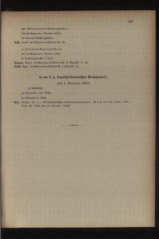 Kaiserlich-königliches Armee-Verordnungsblatt: Personal-Angelegenheiten 19031121 Seite: 29