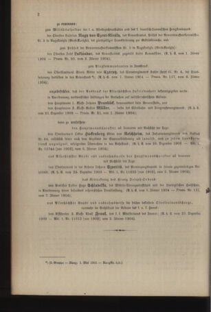 Kaiserlich-königliches Armee-Verordnungsblatt: Personal-Angelegenheiten 19040109 Seite: 2