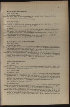 Kaiserlich-königliches Armee-Verordnungsblatt: Personal-Angelegenheiten 19040109 Seite: 5