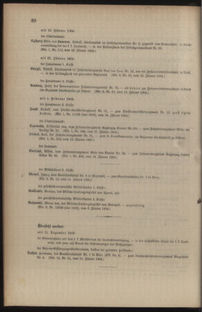 Kaiserlich-königliches Armee-Verordnungsblatt: Personal-Angelegenheiten 19040119 Seite: 12