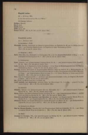 Kaiserlich-königliches Armee-Verordnungsblatt: Personal-Angelegenheiten 19040128 Seite: 4