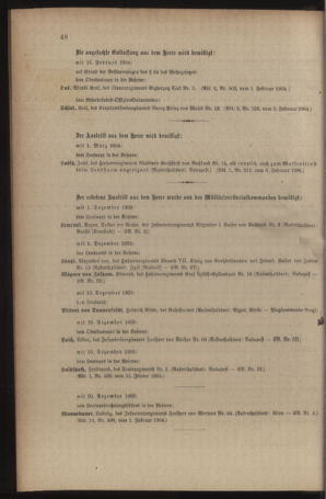 Kaiserlich-königliches Armee-Verordnungsblatt: Personal-Angelegenheiten 19040210 Seite: 10