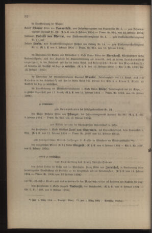 Kaiserlich-königliches Armee-Verordnungsblatt: Personal-Angelegenheiten 19040218 Seite: 2