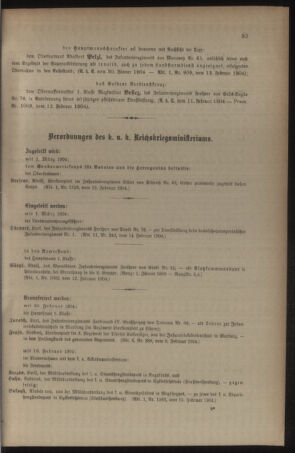 Kaiserlich-königliches Armee-Verordnungsblatt: Personal-Angelegenheiten 19040218 Seite: 3