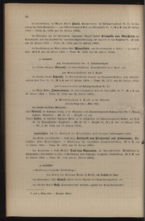 Kaiserlich-königliches Armee-Verordnungsblatt: Personal-Angelegenheiten 19040226 Seite: 2