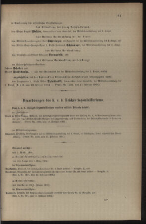 Kaiserlich-königliches Armee-Verordnungsblatt: Personal-Angelegenheiten 19040226 Seite: 3