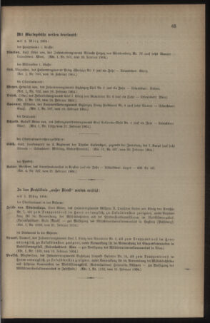 Kaiserlich-königliches Armee-Verordnungsblatt: Personal-Angelegenheiten 19040226 Seite: 7