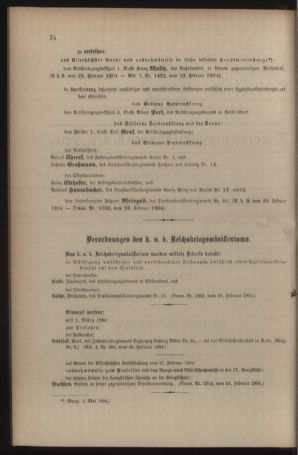 Kaiserlich-königliches Armee-Verordnungsblatt: Personal-Angelegenheiten 19040302 Seite: 2