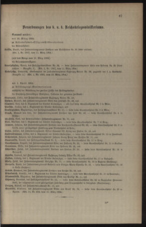 Kaiserlich-königliches Armee-Verordnungsblatt: Personal-Angelegenheiten 19040319 Seite: 3