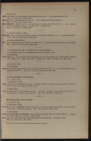 Kaiserlich-königliches Armee-Verordnungsblatt: Personal-Angelegenheiten 19040319 Seite: 5