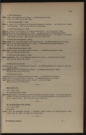 Kaiserlich-königliches Armee-Verordnungsblatt: Personal-Angelegenheiten 19040326 Seite: 9