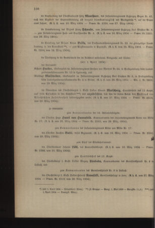 Kaiserlich-königliches Armee-Verordnungsblatt: Personal-Angelegenheiten 19040331 Seite: 2