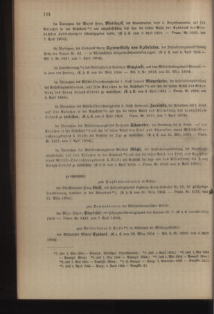 Kaiserlich-königliches Armee-Verordnungsblatt: Personal-Angelegenheiten 19040409 Seite: 2