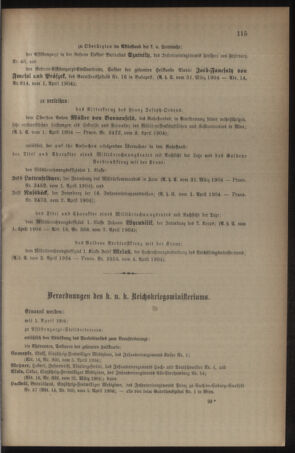 Kaiserlich-königliches Armee-Verordnungsblatt: Personal-Angelegenheiten 19040409 Seite: 3