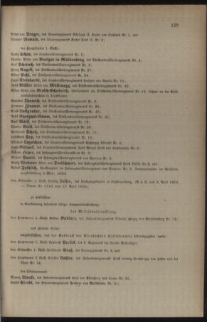 Kaiserlich-königliches Armee-Verordnungsblatt: Personal-Angelegenheiten 19040416 Seite: 7