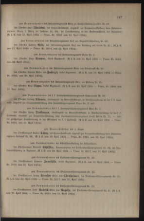 Kaiserlich-königliches Armee-Verordnungsblatt: Personal-Angelegenheiten 19040423 Seite: 5