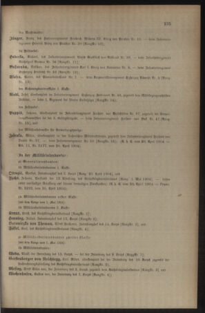 Kaiserlich-königliches Armee-Verordnungsblatt: Personal-Angelegenheiten 19040502 Seite: 63