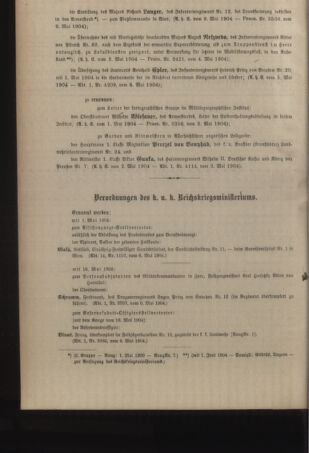 Kaiserlich-königliches Armee-Verordnungsblatt: Personal-Angelegenheiten 19040511 Seite: 2