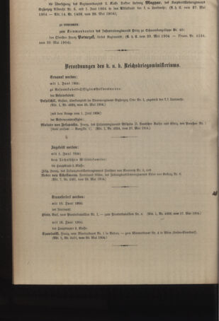 Kaiserlich-königliches Armee-Verordnungsblatt: Personal-Angelegenheiten 19040531 Seite: 2