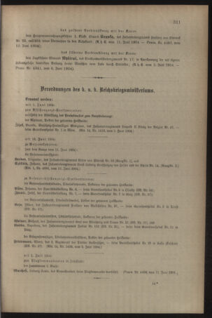 Kaiserlich-königliches Armee-Verordnungsblatt: Personal-Angelegenheiten 19040614 Seite: 3