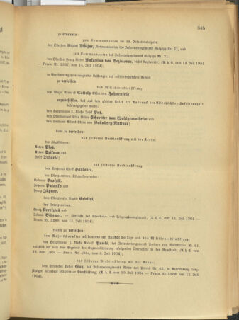 Kaiserlich-königliches Armee-Verordnungsblatt: Personal-Angelegenheiten 19040716 Seite: 5