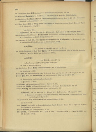 Kaiserlich-königliches Armee-Verordnungsblatt: Personal-Angelegenheiten 19040915 Seite: 2